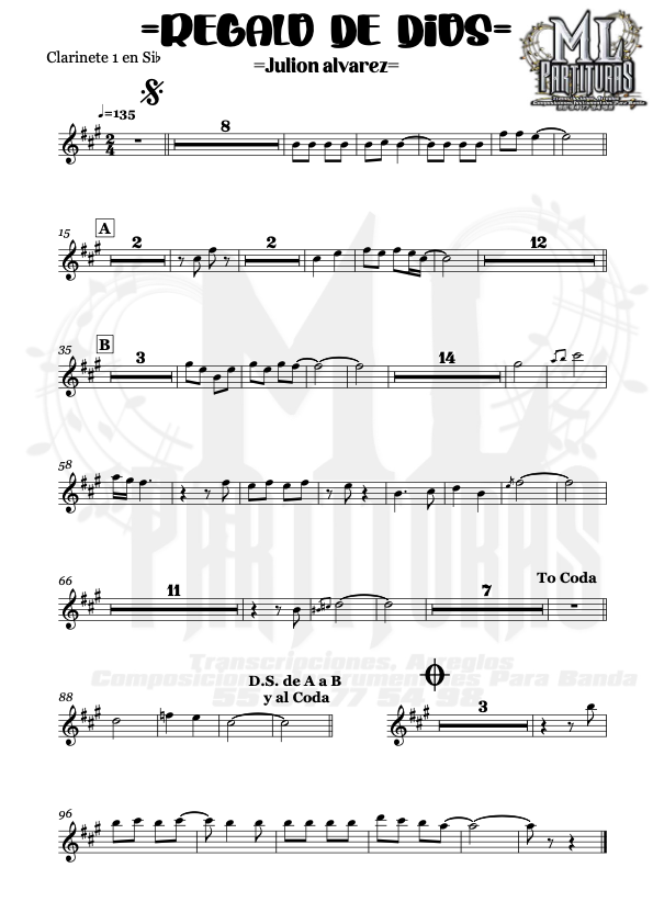 La imagen puede contener una previsualizacion de una partitura